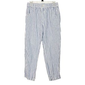 Merkaba By Di Nuovo Striped Pants Womens Size Small Cropped Nautical Preppy